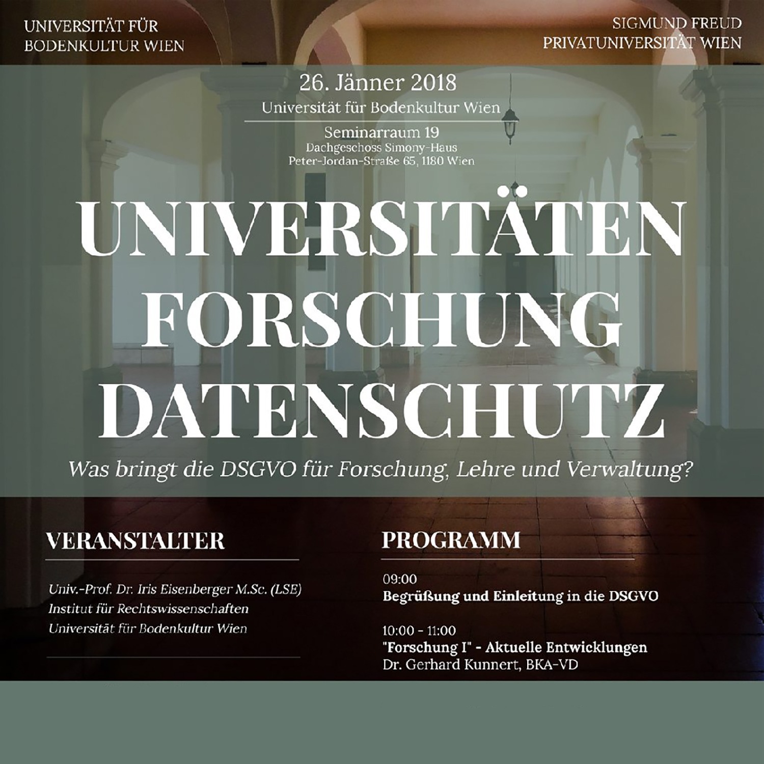 Tagung: Universitäten – Forschung – Datenschutz